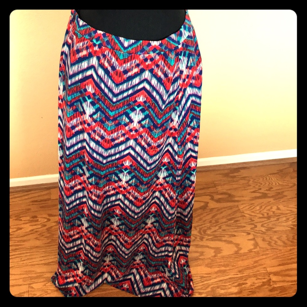 Lily Star Multicolored Stretchy Skirt